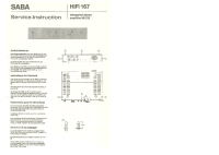 Saba MI-212 - Service Manual 
